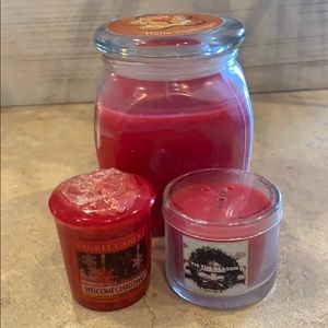 Set of 3 Candle Holiday Bundle